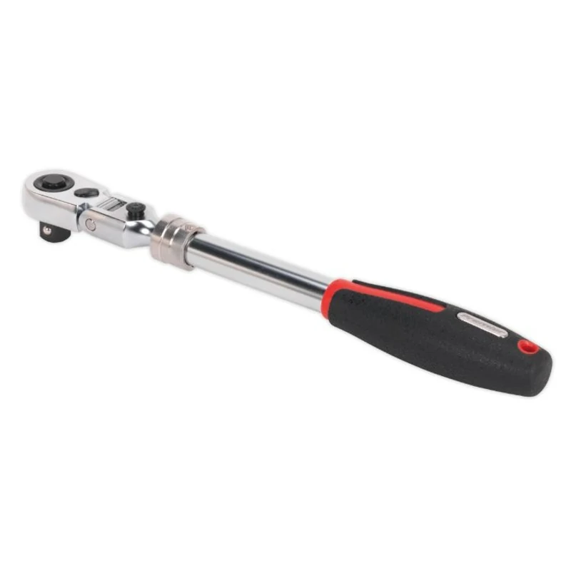 Sealey Premier Ratchet Wrench 1/2"Sq Drive Flexi-Head Extendable Platinum Series